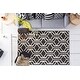 preview thumbnail 5 of 30, Pass Hand-Tufted Retro Geometric Wool Rug (7'6 x 9'6) 7'6" x 9'6" - Black