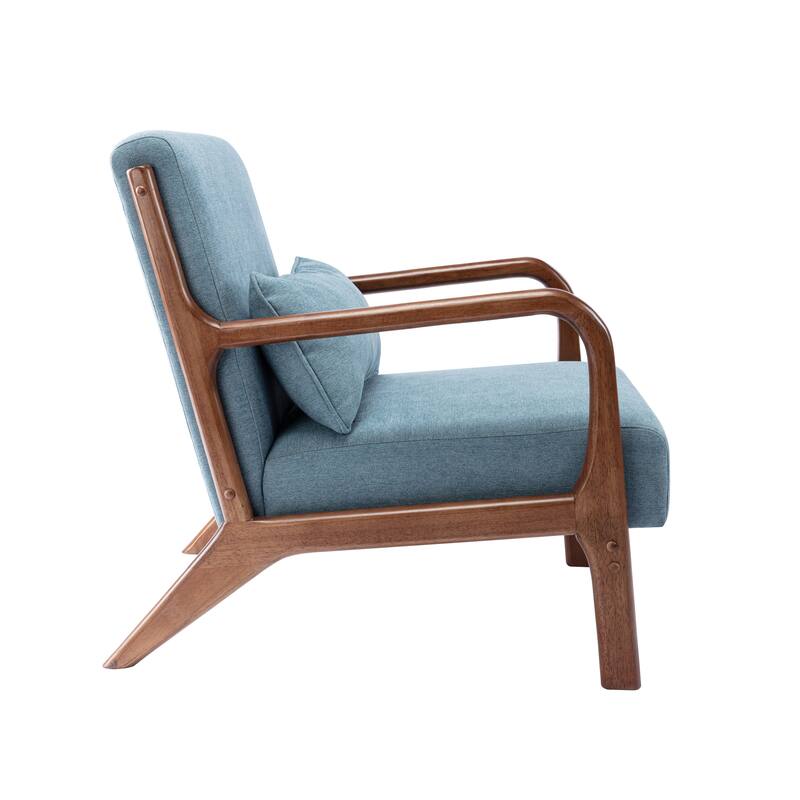 Porthos Home Ibby Accent Chair, Fabric Upholstery, Rubberwood Frame