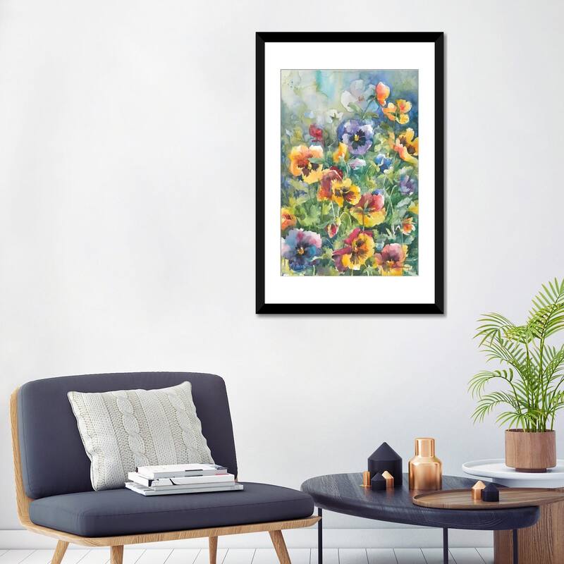 iCanvas "Picture Perfect Pansies" by Annelein Beukenkamp