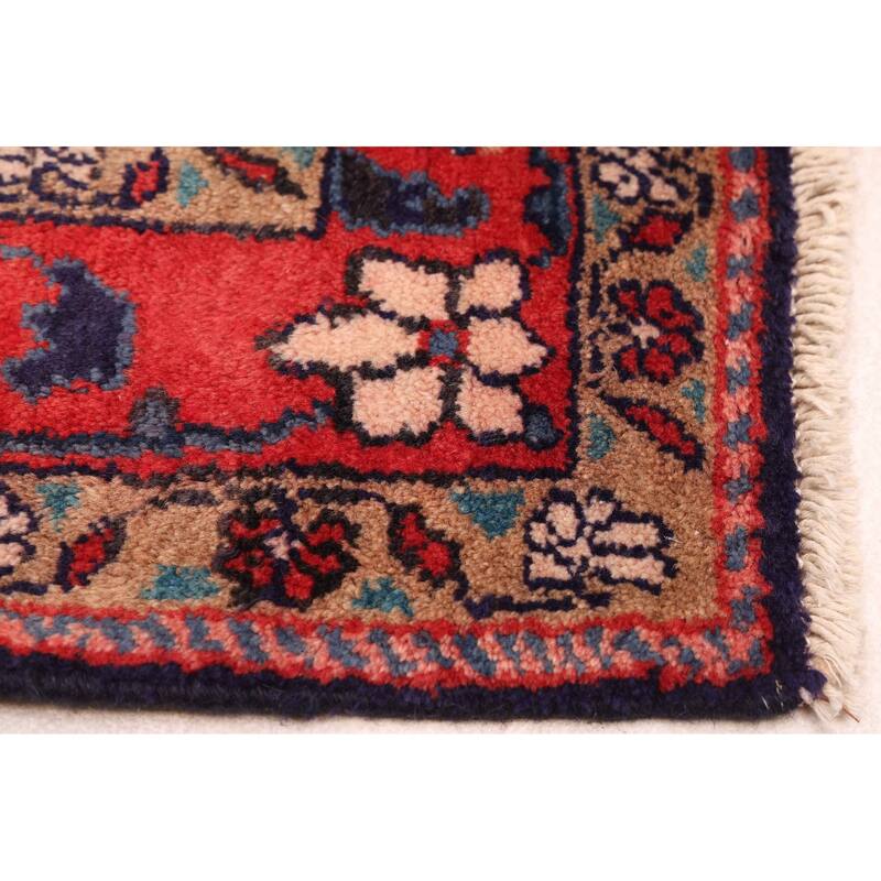 ECARPETGALLERY Hand-knotted Andelz Navy Wool Rug - 4'1 x 7'0