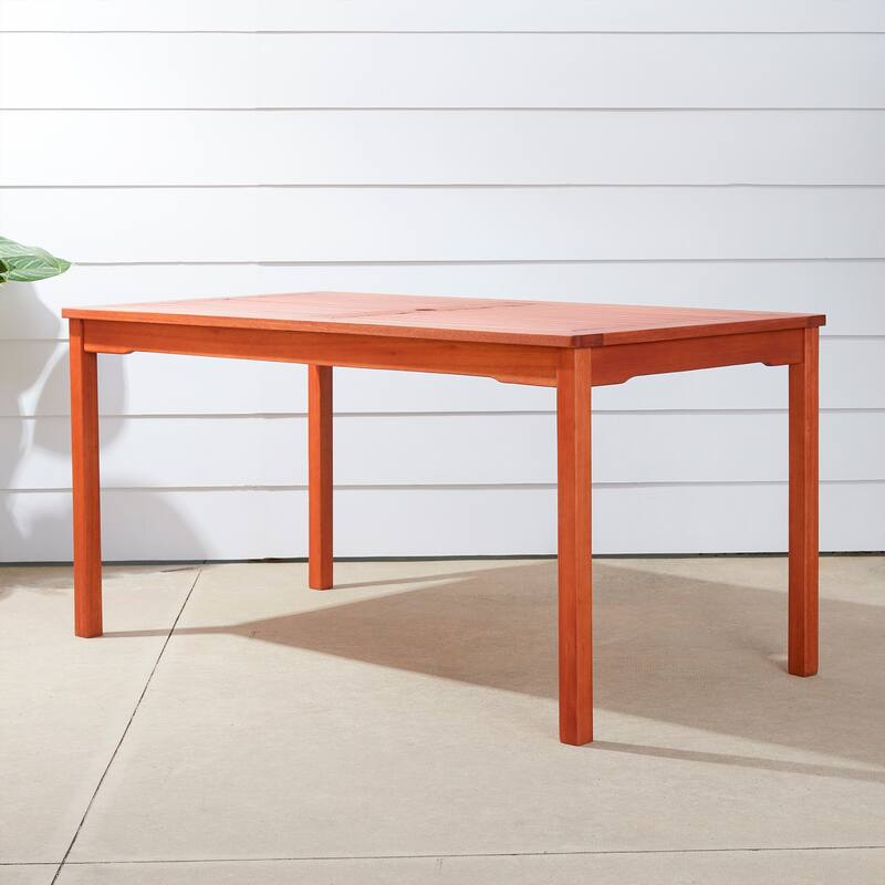 Lucius Reddish Brown Folding Bistro Table and Chair Dining Set