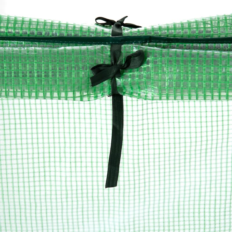 Mini Greenhouse Portable Hot House for Plants with Large Zipper Windows for Garden - 71" x 36"