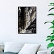 preview thumbnail 16 of 23, Oliver Gal 'Radio City Music Hall' Cities and Skylines Wall Art Framed Canvas Print United States Cities - Gold, Black 16 x 24 - Black