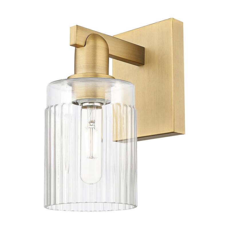 Innovations Lighting 716-1W-11-5 Hadley Sconce Hadley 11" Tall Wall - Brushed Brass / Clear
