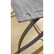 preview thumbnail 2 of 2, Heathwood Grey Modern Industrial Writing Desk by Greyson Living