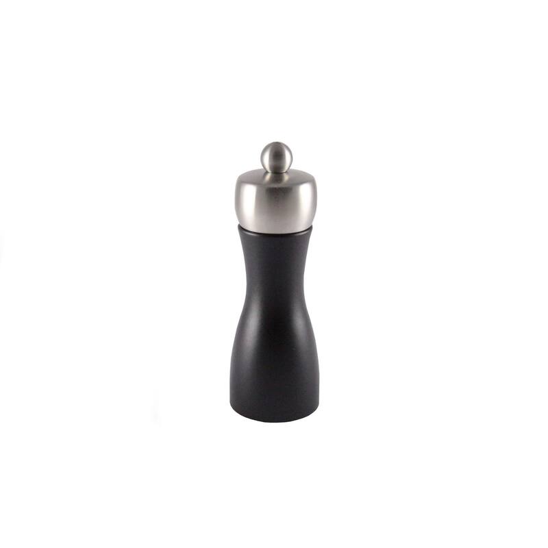 Peugeot Fidji 6 Inch Pepper Mill, Black Matte - Black Matte - Black Matte