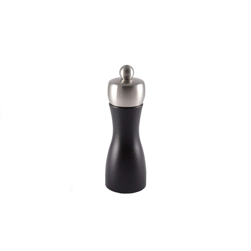 Peugeot Fidji 6 Inch Pepper Mill, Black Matte - Black Matte - Black Matte