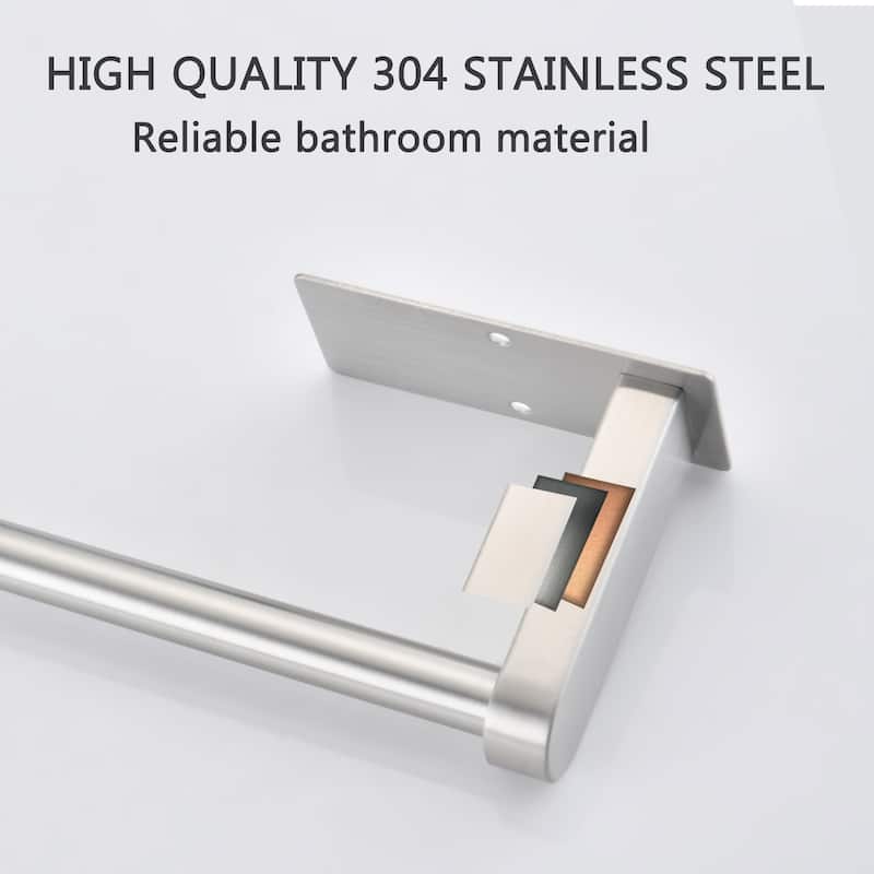 2-Piece Under Cabinet Wall-Mount Paper Towel Holder