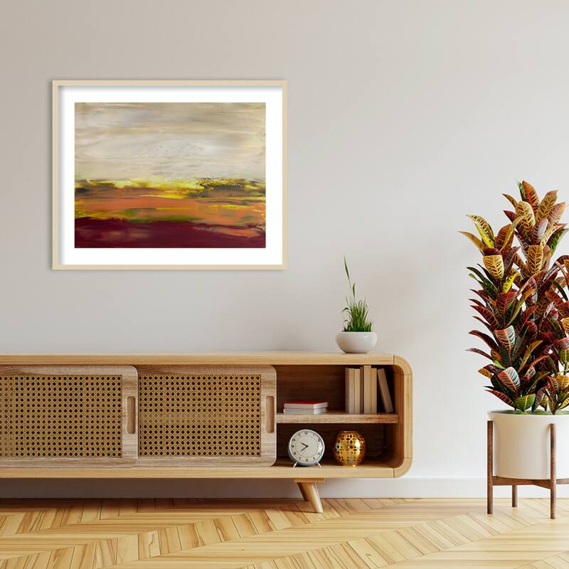 Calypso Glow by Julia Contacessi Wood Framed Wall Art Print