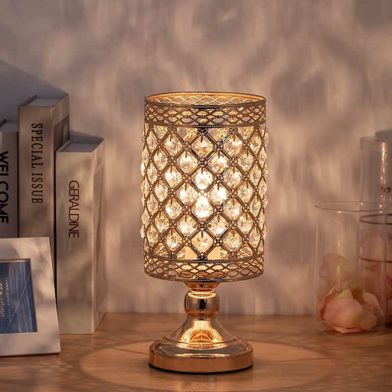 Crystal Desk Lamp - 10in