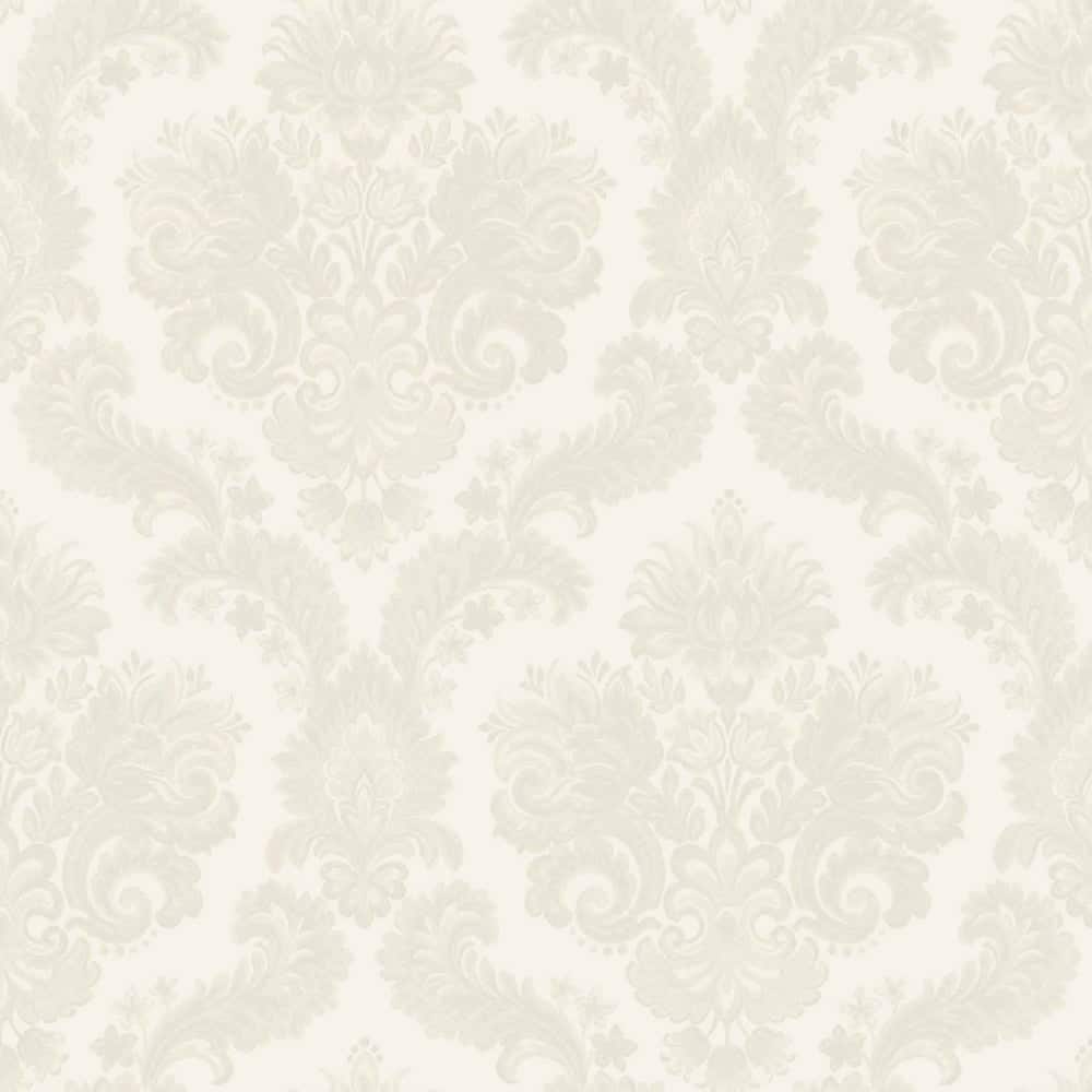 Galerie Wallcoverings Ornamenta Collection Floral Damask Matte Finish Vinyl on Non-woven Wallpaper Roll
