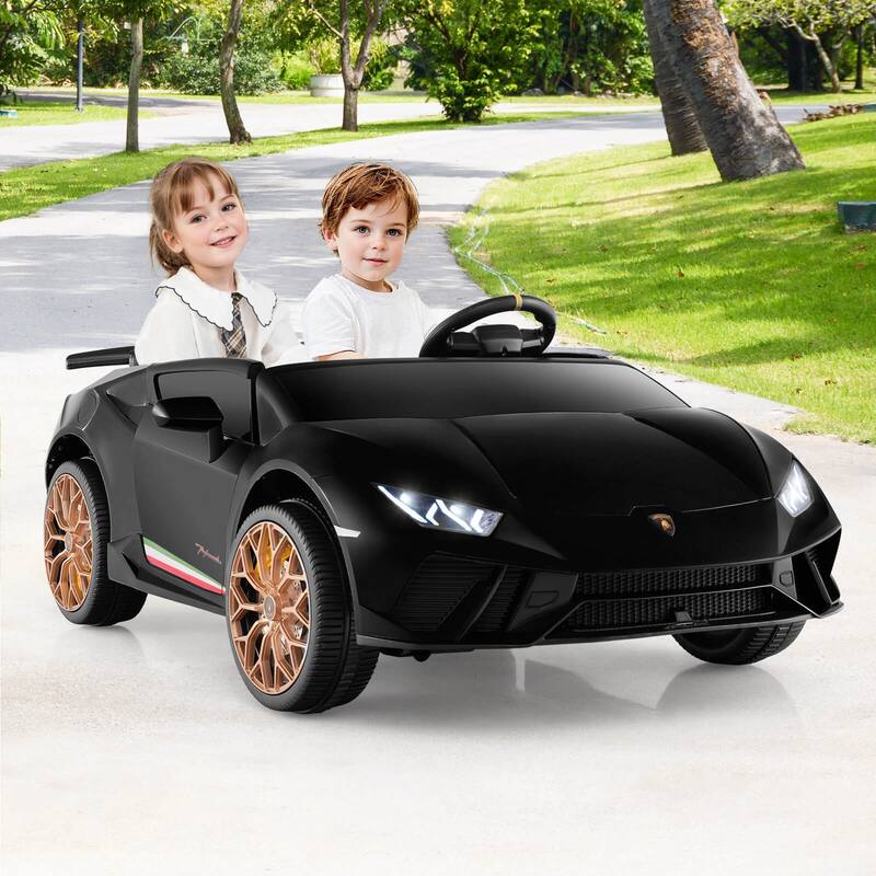 Costway 4WD 2-Seater Ride on Car, Licensed Lamborghini Kids’ Vehicles - See Details