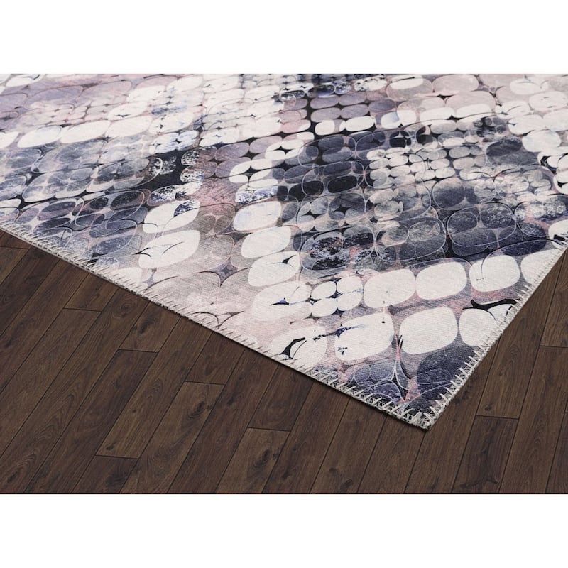 Abani Paloma PAL270A Vintage Brown and Grey Textured Area Rug
