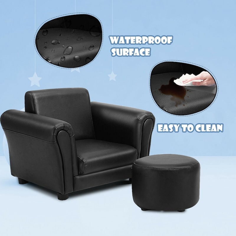 Costway Kids Sofa Armrest Chair Couch Children Toddler Birthday Gift