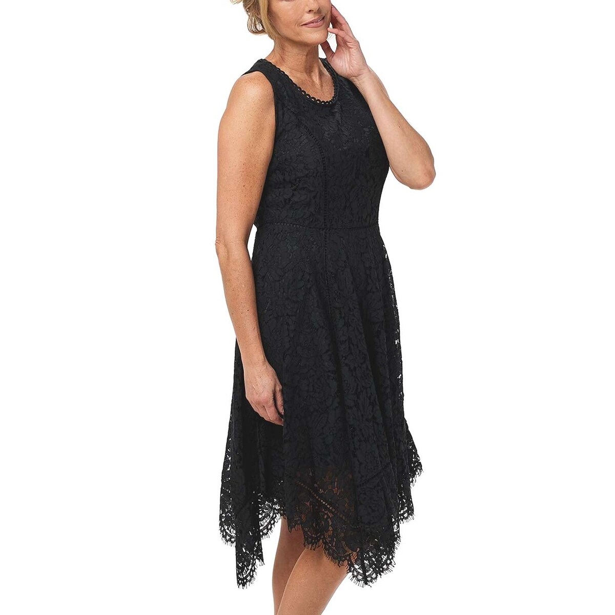 isaac mizrahi black dress
