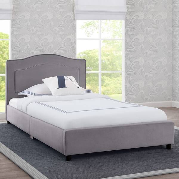 slide 2 of 5, Upholstered Twin Bed Multi - Toddler