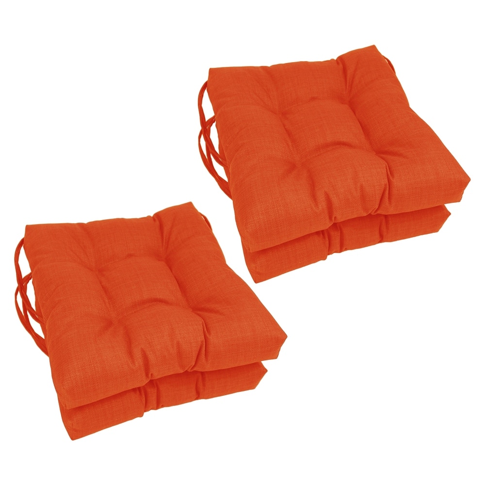 16-inch Square Indoor/Outdoor Chair Cushions (Set of 4) - 16 x 16