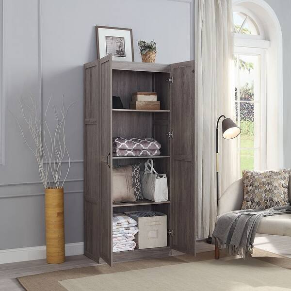 Manhattan Comfort Hopkins Modern Storage Closet 3.0 in Black Manhattan Comfort Hopkins Modern Storage Closet 3.0 in Black