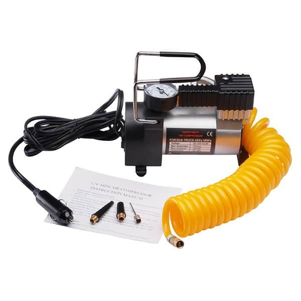 Tire Inflator Portable Air Compressor 12V Electric Air Pump for Bikes