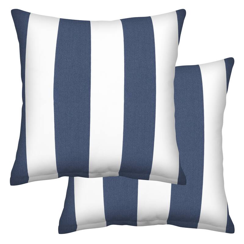 Textured Square Toss Pillow (2-Pack) - 17" wide x 17" tall x 6" thick