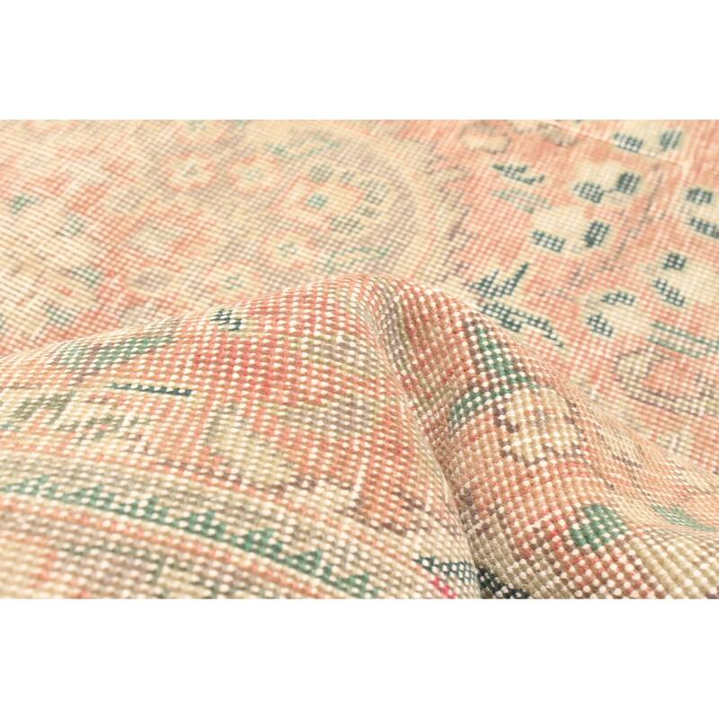 ECARPETGALLERY Hand-knotted Antalya Vintage Copper Wool Rug - 2'11 x 4'9