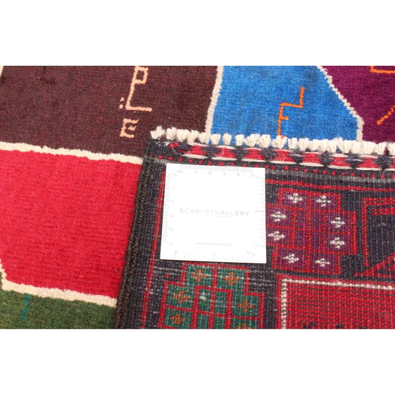 ECARPETGALLERY Hand-knotted Teimani Red Wool Rug - 2'10 x 4'9