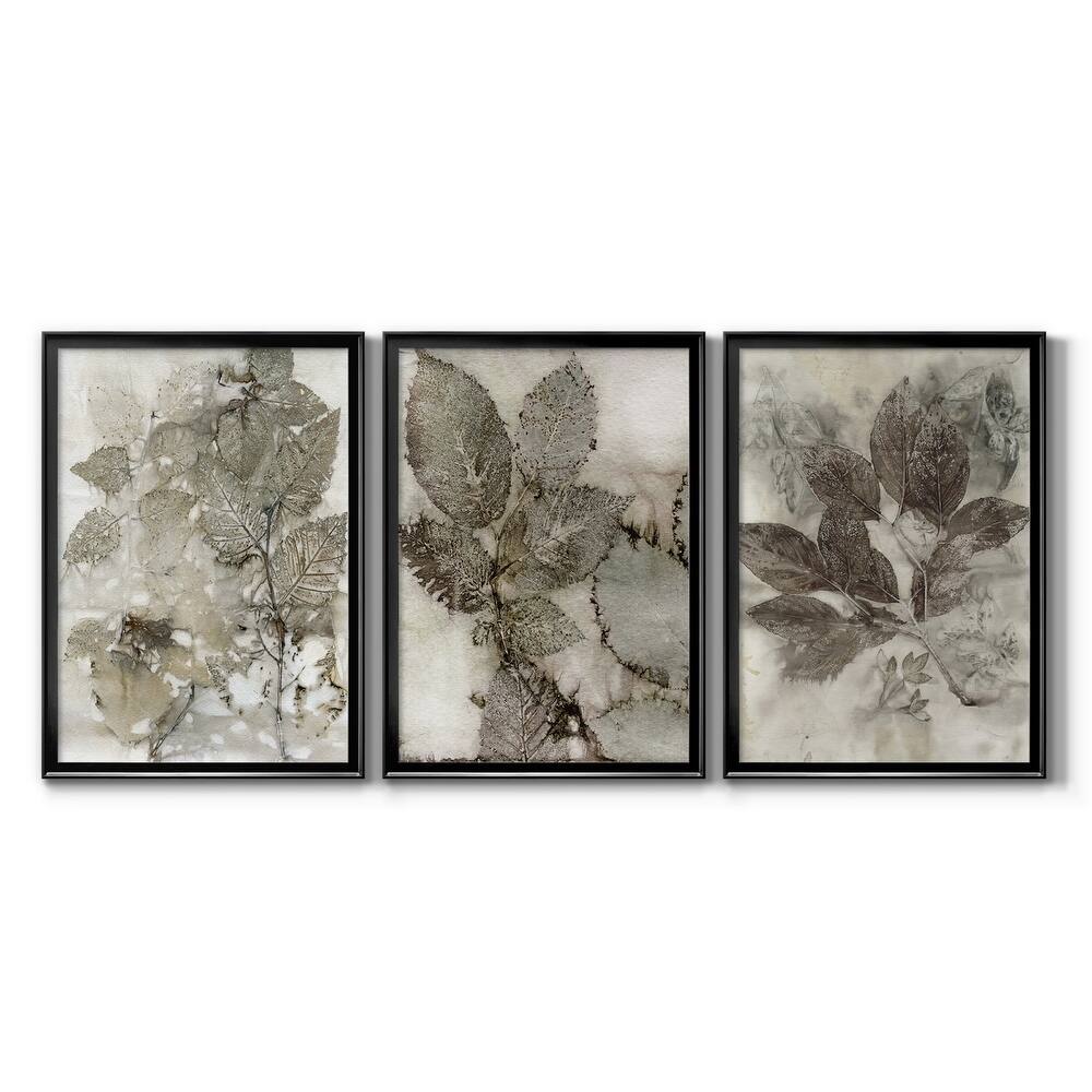 Birch Leaves I Premium Framed Canvas - Ready to Hang - Multi-Color