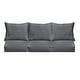 preview thumbnail 1 of 2, Morgantown Charcoal Indoor/ Outdoor Corded Sofa Cushion Set by Havenside Home
