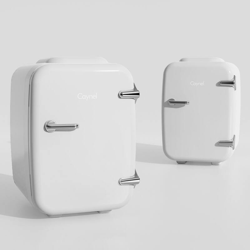 Caynel 4 Liter Portable Cooler and Warmer Mini Fridge for Home, Car