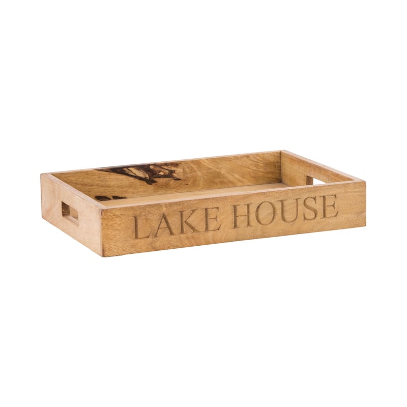 Lakehouse Wood Tray