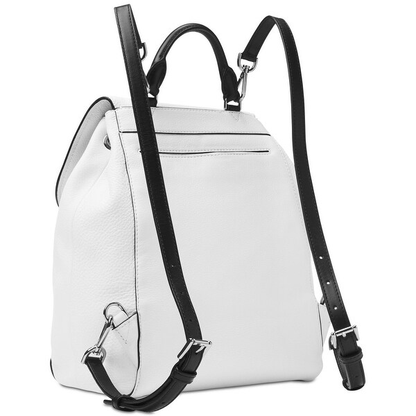 michael kors evie medium leather backpack