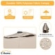 preview thumbnail 32 of 44, Clihome 10' x 6'5 Aluminum Rectangular Market Umbrella