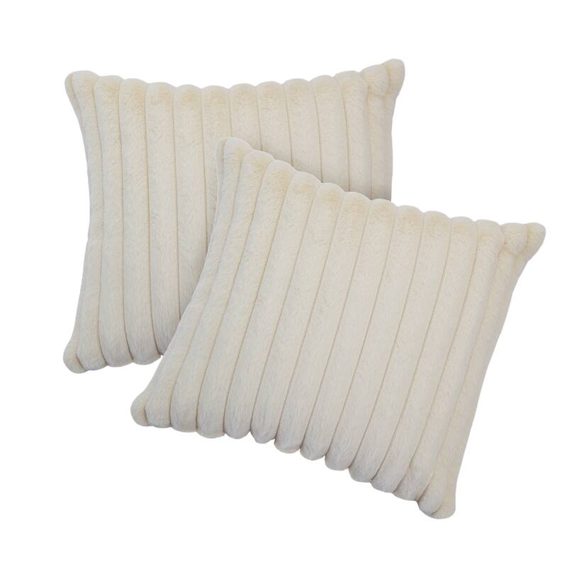 Cotton Flannel Sectional Sofa w/ Adjustable Headrests & Pillows