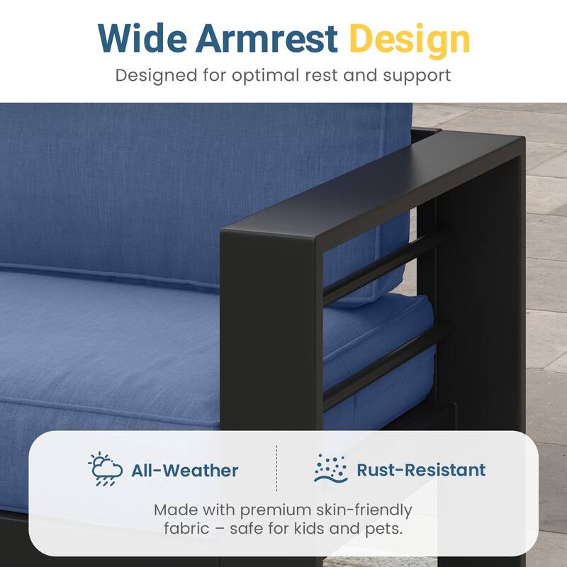 Royalcraft Aluminum Outdoor Sofa