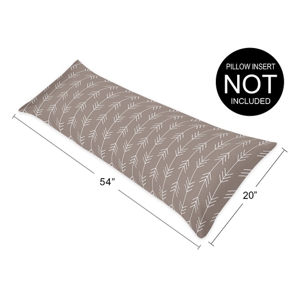 Sweet Jojo Designs Arrow Print Body Pillow Case for the Outdoor