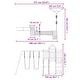 preview thumbnail 3 of 16, vidaXL Swing Set Outdoor Backyard Wooden Playground Equipment for Kids Age 3-8