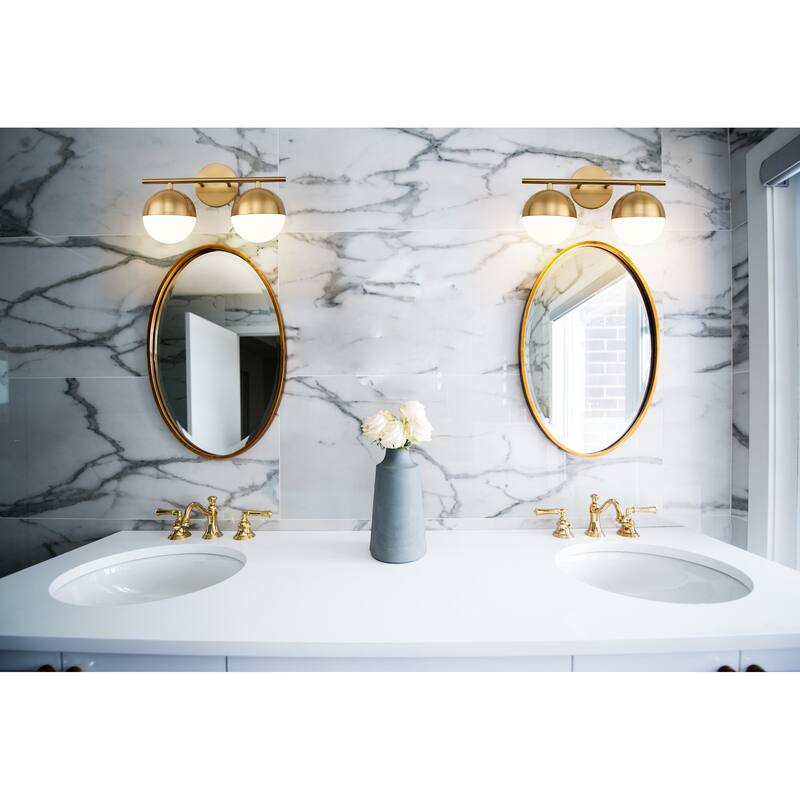 Z-Lite 7517-2V Realm Sphere 2 Light 16" Wide Vanity Light