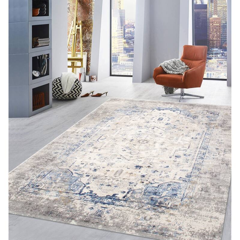 Pasargad Home Turkish Efes Design Oriental L. Grey Area Rug
