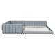 preview thumbnail 8 of 20, Nestfair Queen Size & Twin XL Size Upholstered Platform Bed Daybed