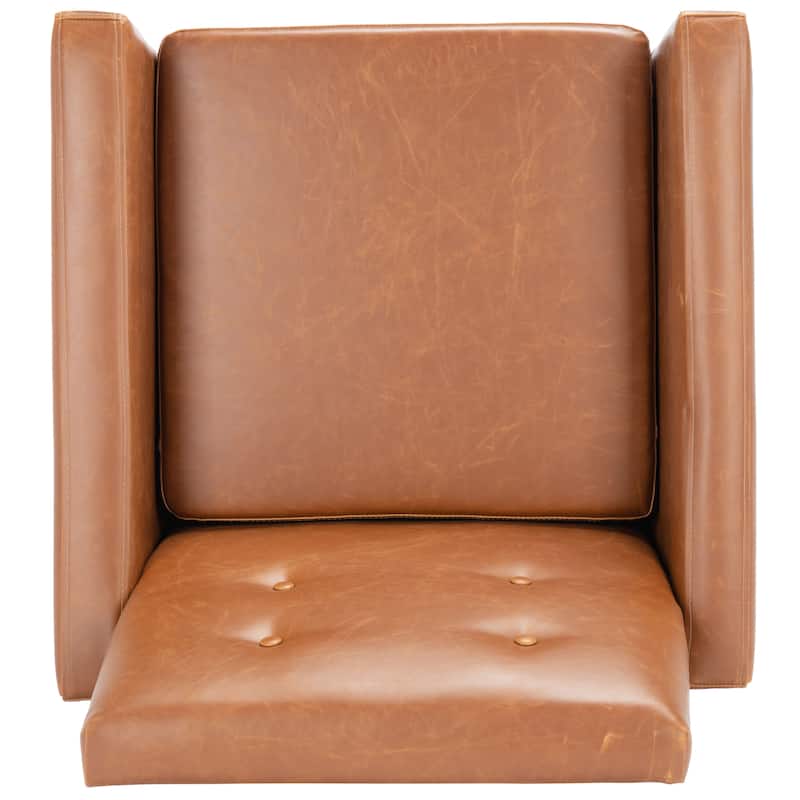 SAFAVIEH Roald Mid-Century Modern Sofa Accent Chair - 29" W x 29" L x 33.5" H