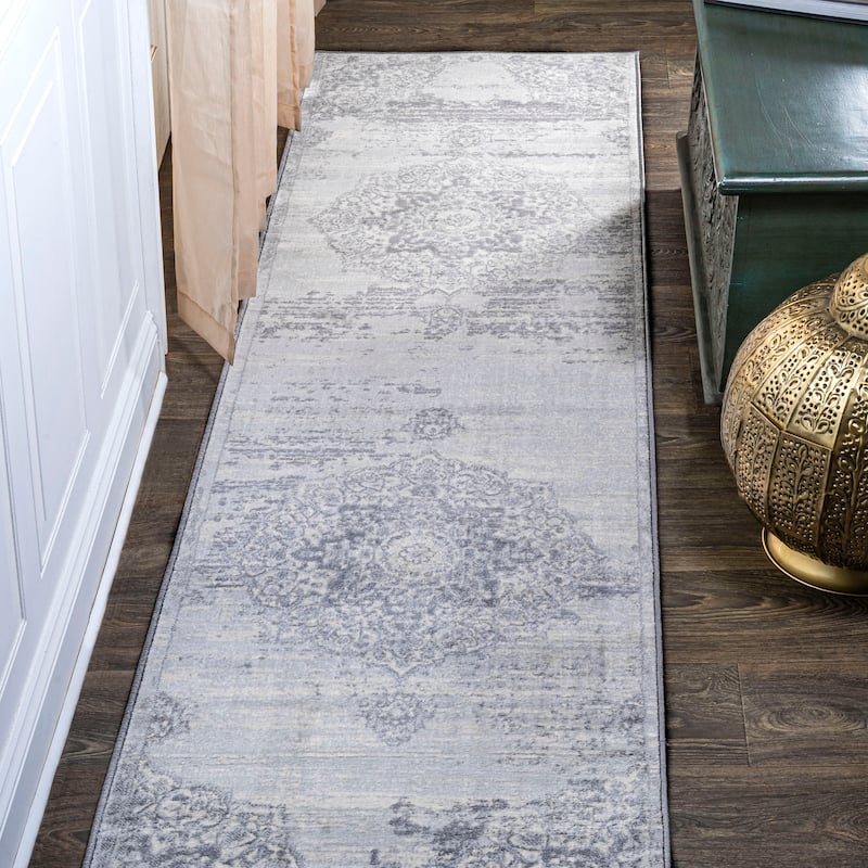 JONATHAN Y Traditional Persian Vintage Medallion Area Rug