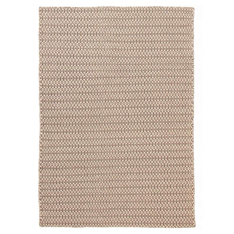 Nevada Grey Kilim 5'2" x 7'6" - 5'2 x 7'6 - Dark Grey - 5'2 x 7'6