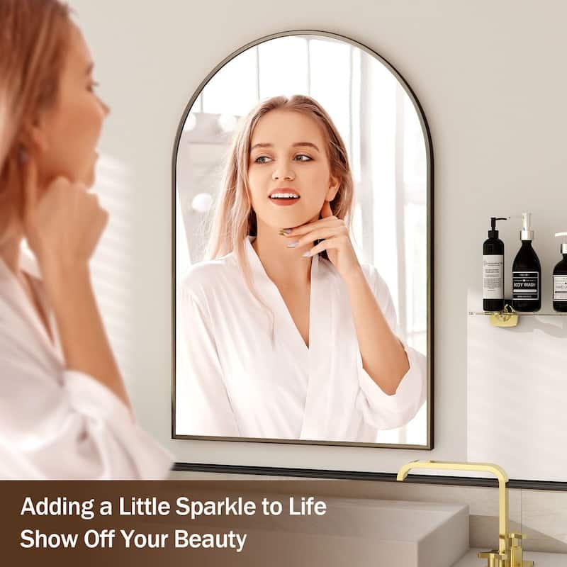YVANLA Arch Bathroom Wall Mounted Vanity Mirror