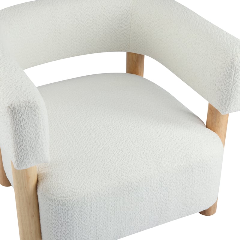 Arm Chair Vanity Chair Dressing Chair Reading Chair with Wood Legs, Side Chair Corner Chair with Armrests