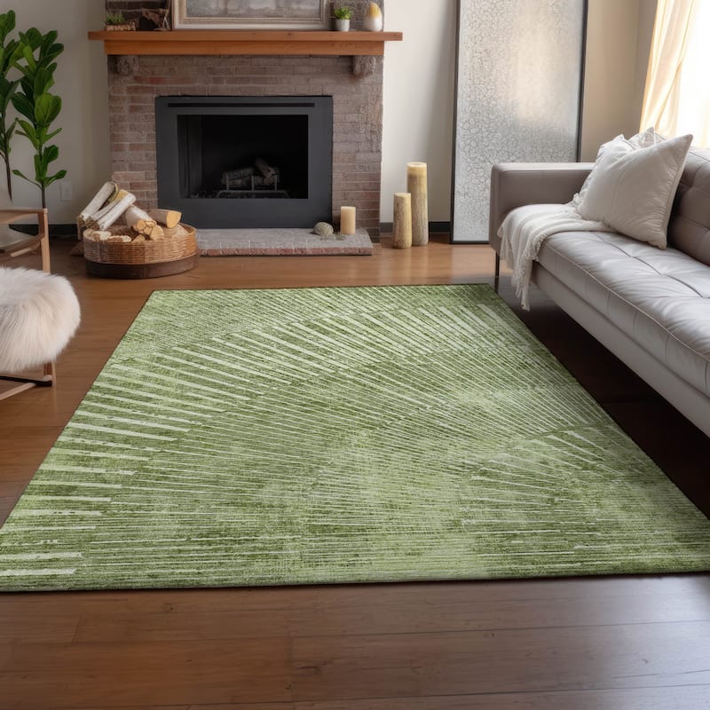 Premium Washable Super Soft Modern Starburst Mayfield Rug