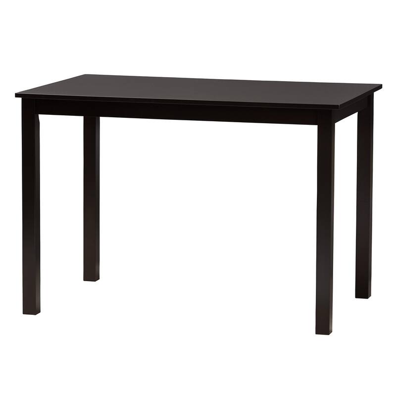 Florencia Modern styled Fabric Upholstered and Brown Finished Wood Dining Set