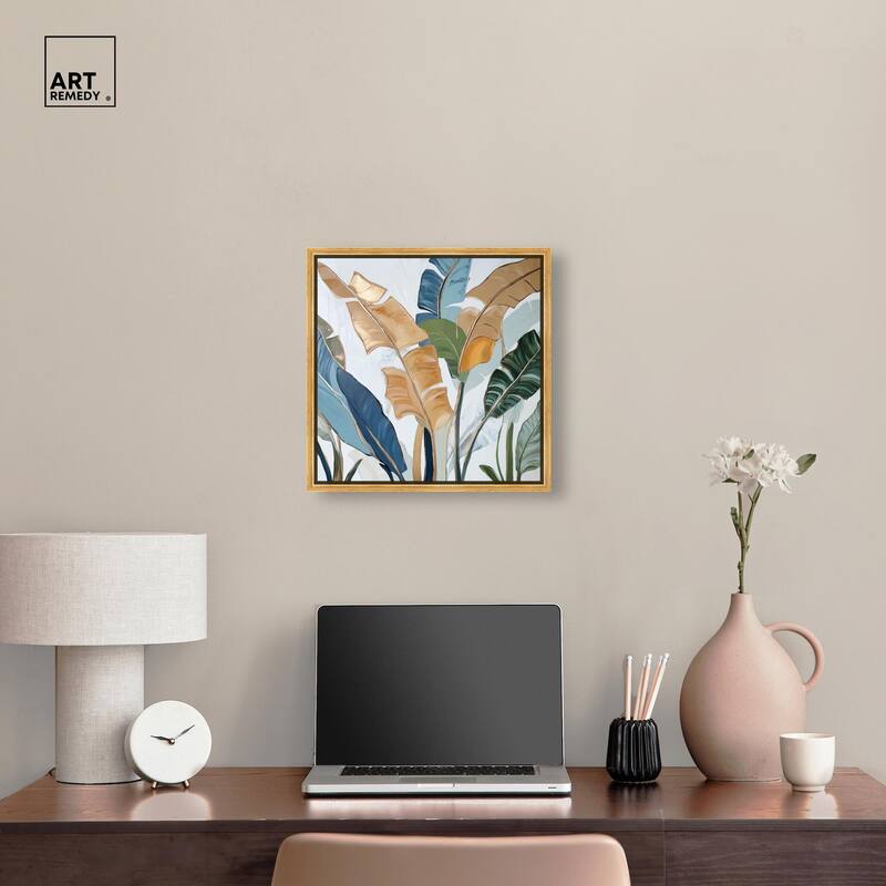 Paradise Fronds I Canvas by Art Remedy