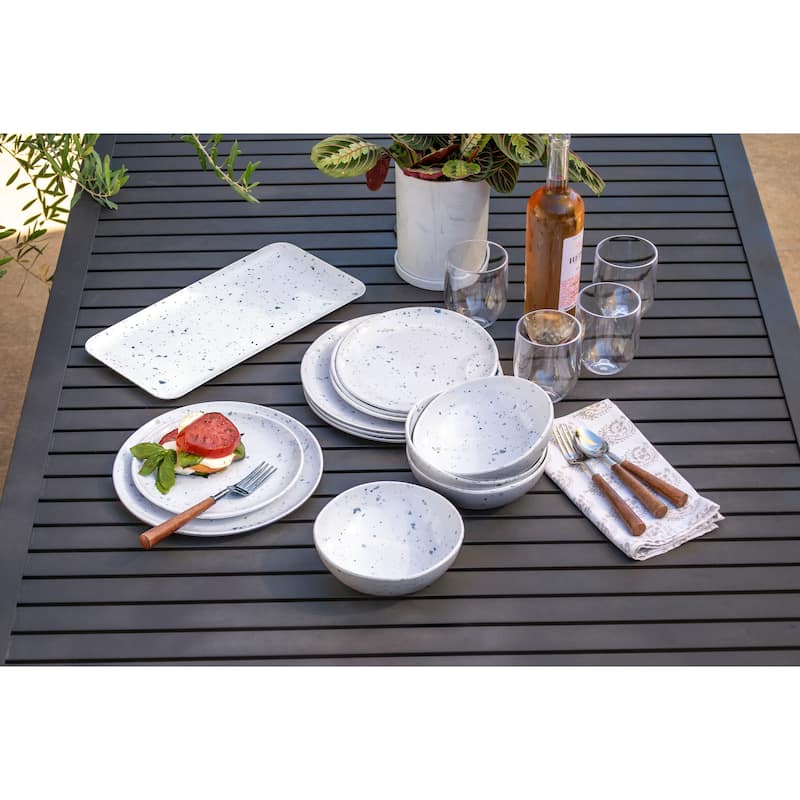 Abode Homewares Terrazzo Merge Salad Plate - White - 8.5" - Set of 6