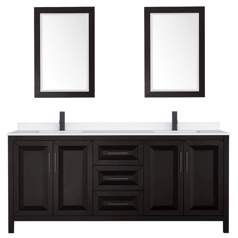 Wyndham Collection WCV252580D-QTZ-UNSM24 Daria 80" Free Standing