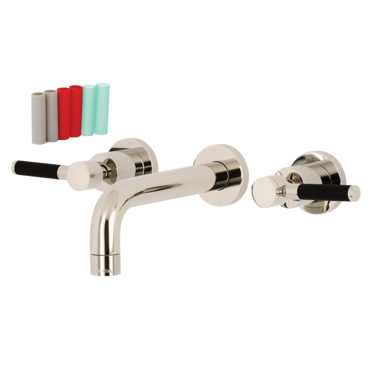 Kingston Brass Concord 1.2 GPM Wall Mounted Widespread Bathroom Faucet
